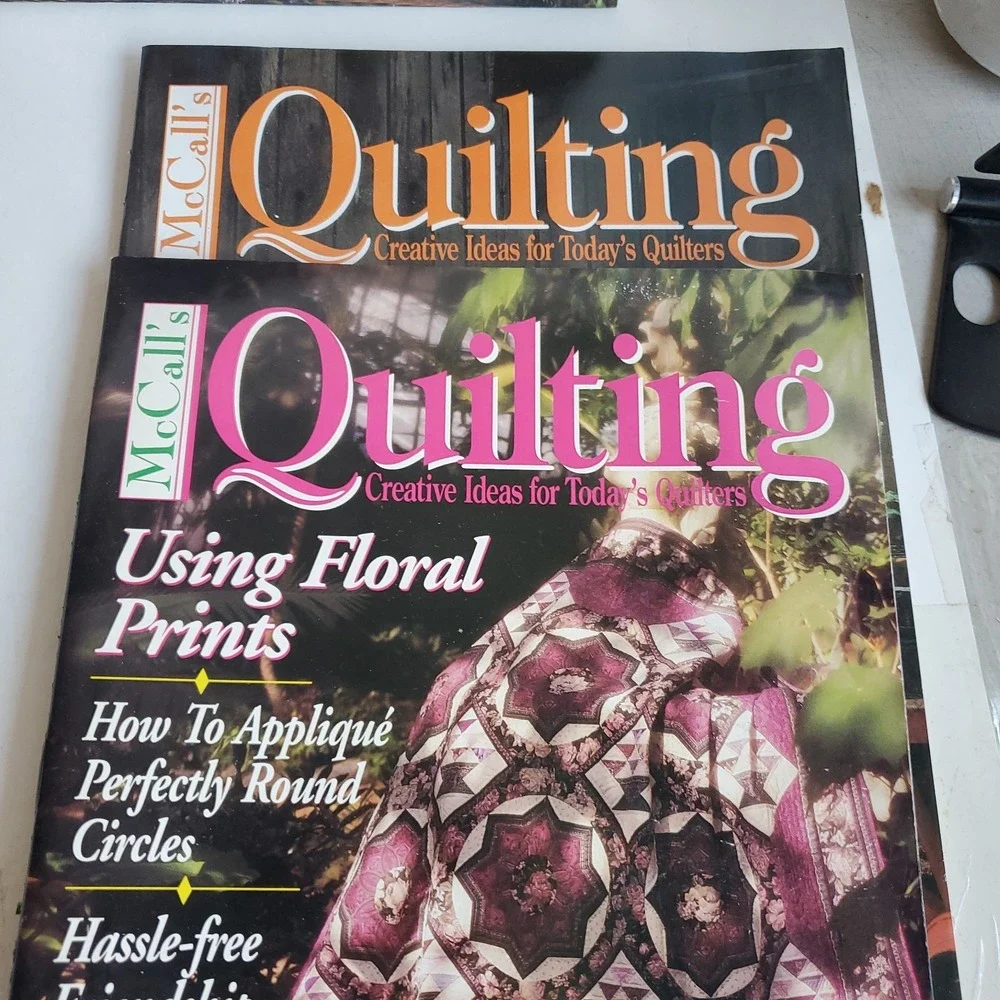 Lot of 12 American Patchwork And Quilting Magazines Quilt Sampler w patterns VTG